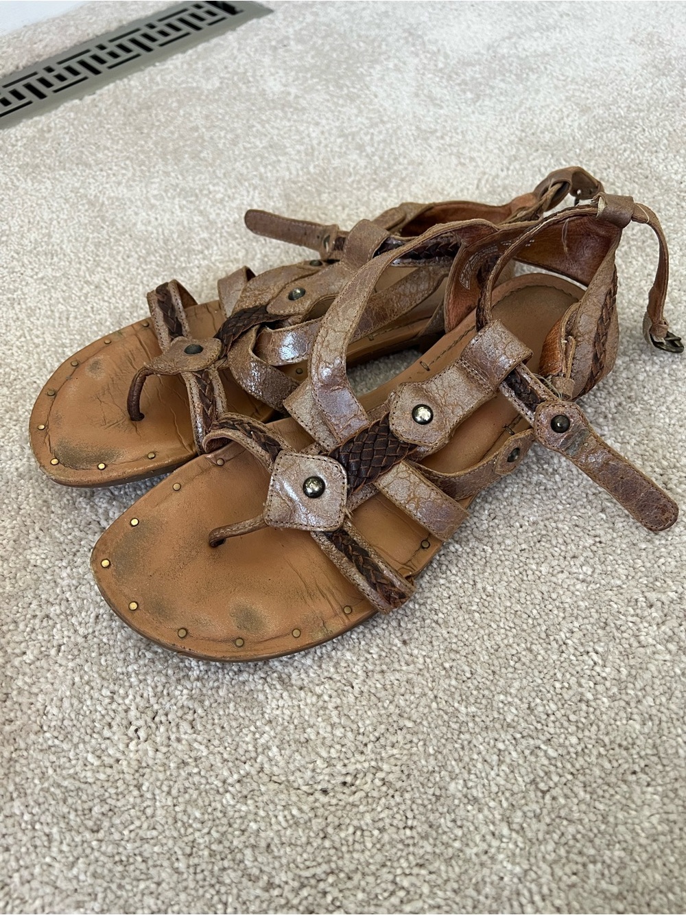 Ariat Brown Leather Slip-On Shoe